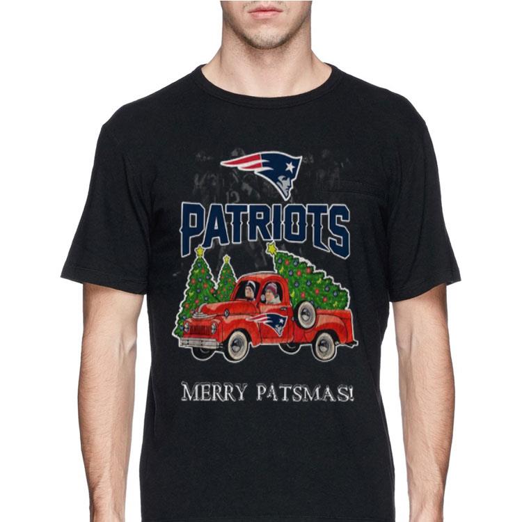 New England Patriots truck merry patsmas Christmas shirt 8 New England Patriots truck merry patsmas Christmas shirt