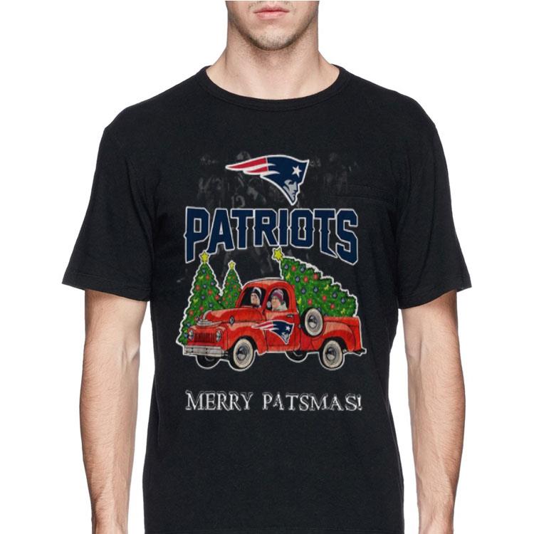 New England Patriots truck merry patsmas Christmas shirt