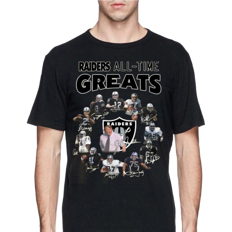 Oakland Raiders All Time Greats Signatures shirt