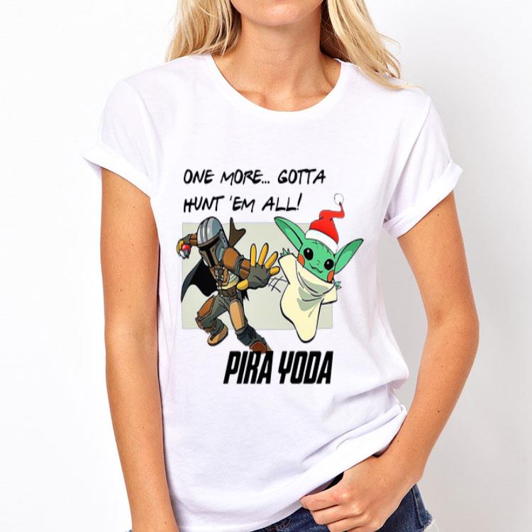 One more gotta hunt ’em all’ Pika Yoda Stormtrooper and Baby Yoda sweater