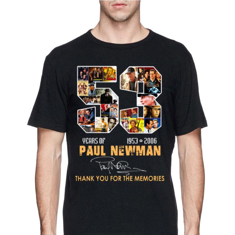 Paul Newman 53 Years Thank You For The Memories shirt