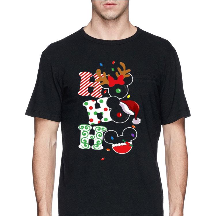 Santa Mickey christmas Ho ho ho shirt