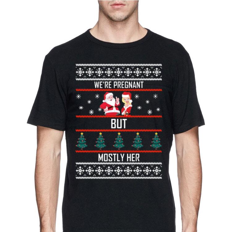 Santa We’re pregnant but mostly her Christmas sweater 8 Santa We’re pregnant but mostly her Christmas sweater