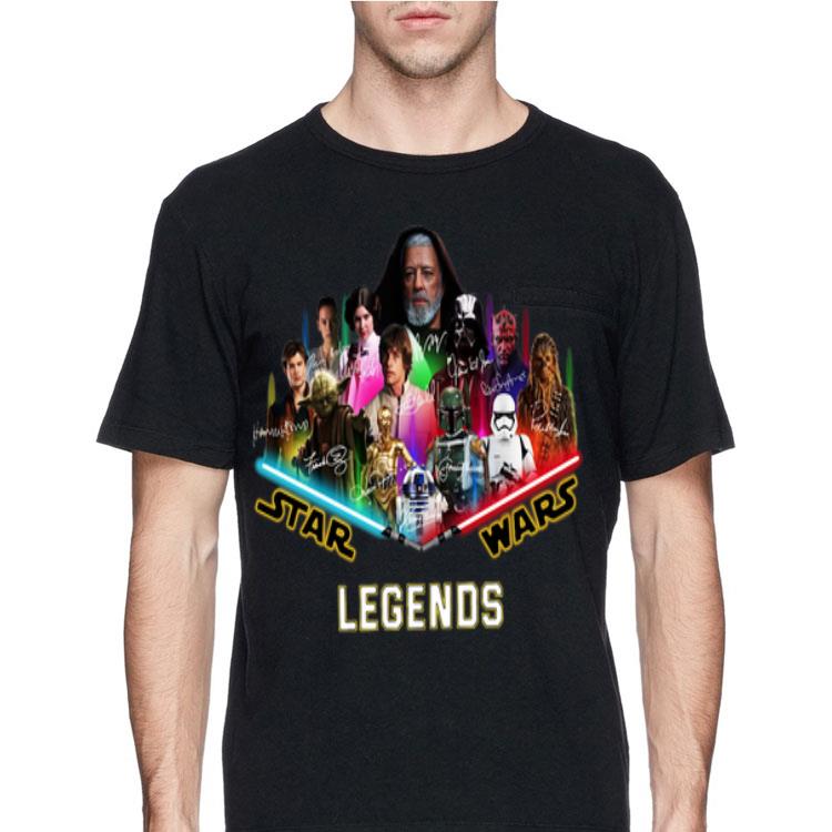 Star Wars Character Legends signatures shirt