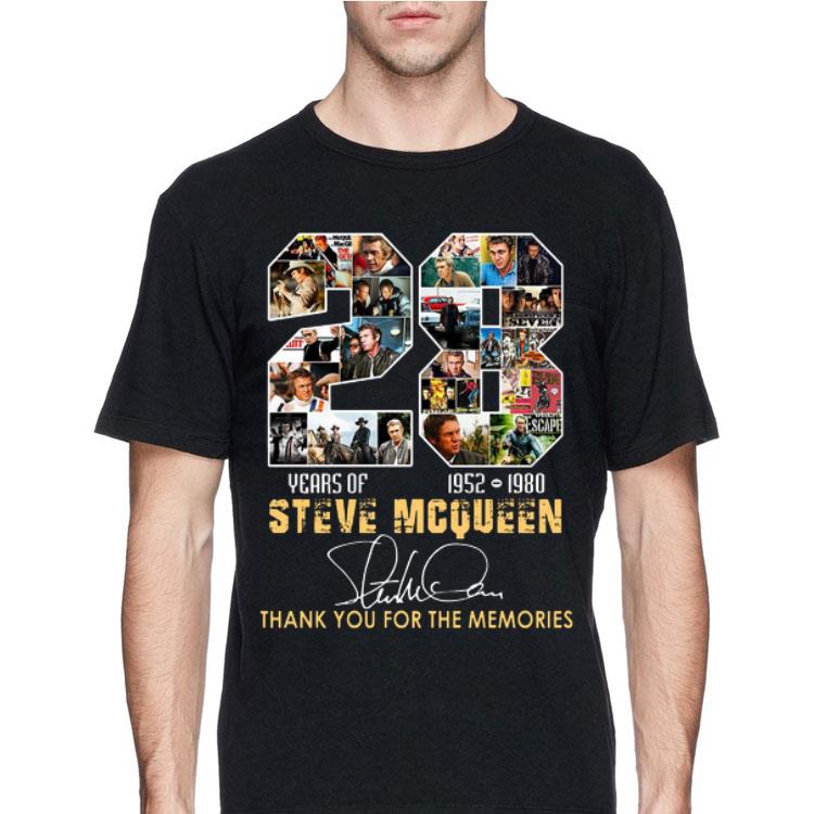Steve Mcqueen 20 Years thank you for the memories signature shirt