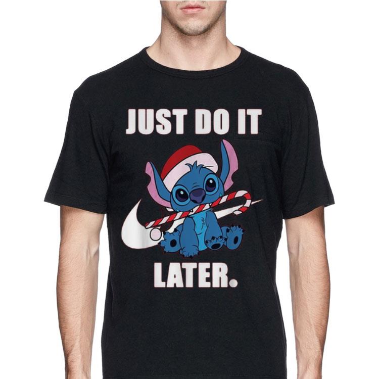 Stitch just do it Nike later shirt