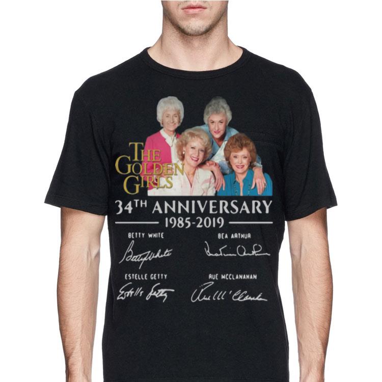 The Golden Girls 34th Anniversary 1985-2019 Signatures shirt