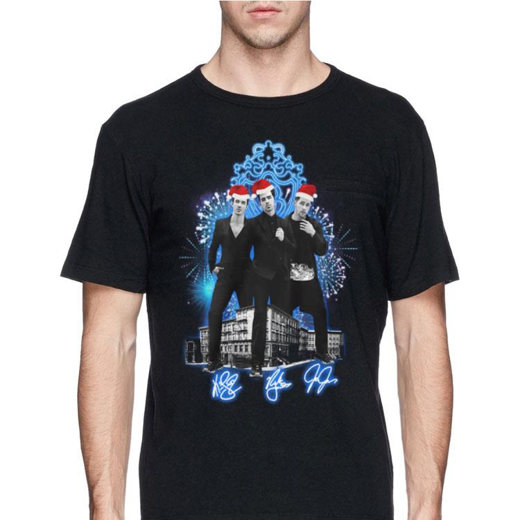 The Jonas Brothers signature christmas shirt