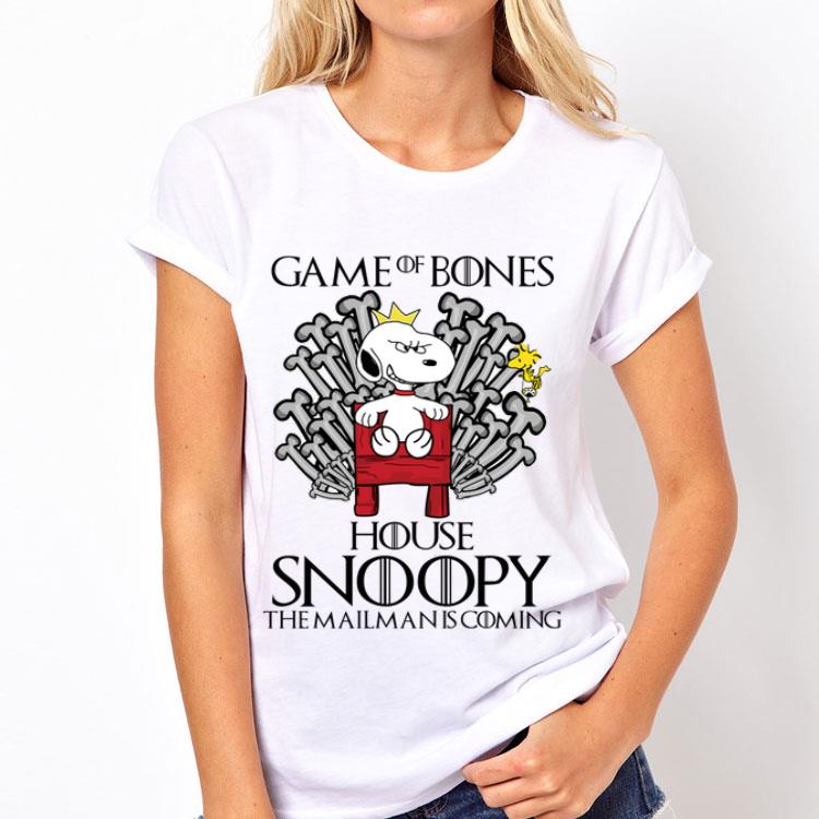 The Mailman Is Coming Game Of Bones House Snoopy shirt
