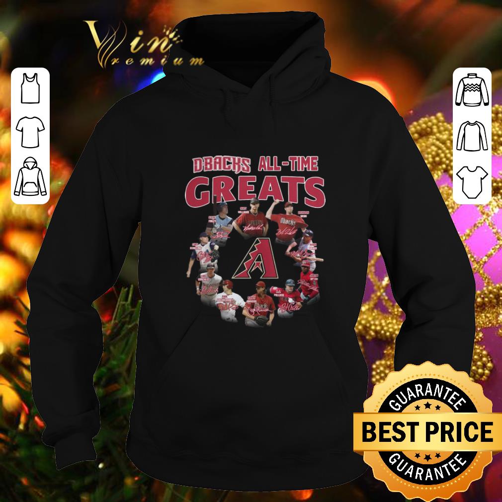 Top Arizona Diamondbacks Dbacks all time greats signatures shirt