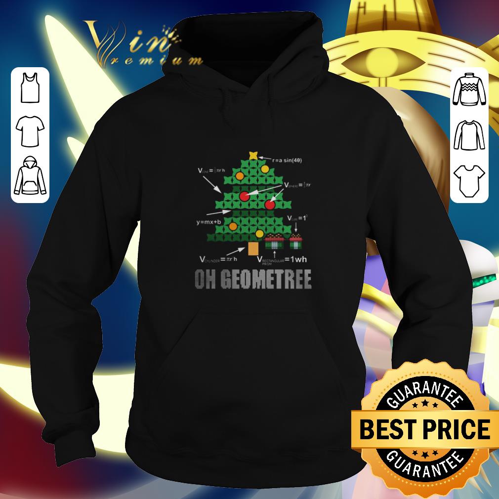 Top Math Geometry Christmas tree oh Geometree teacher shirt