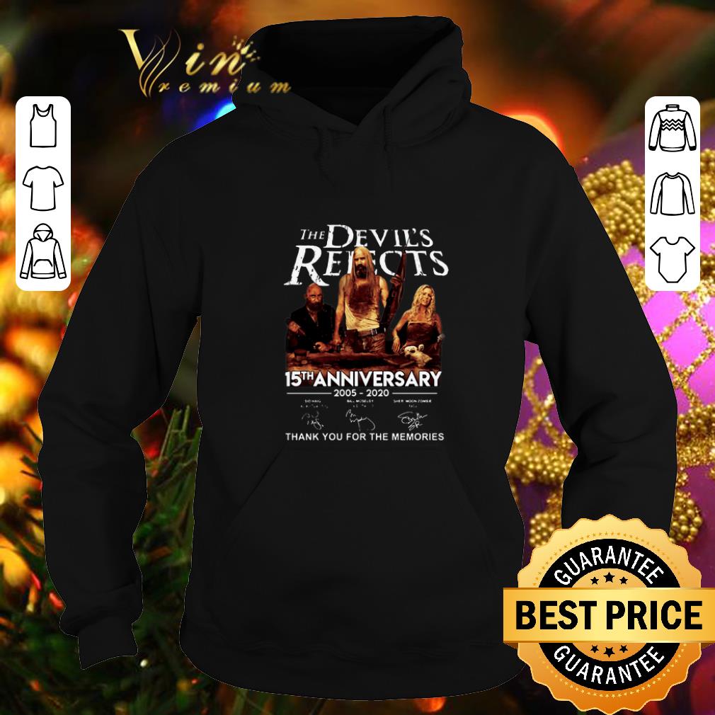 Top The Devil's Rejects 15th Anniversary Thank You For The Memories shirt