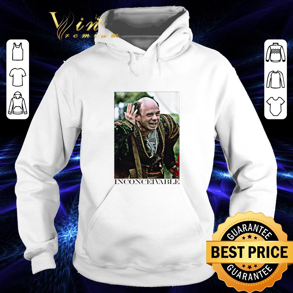 Top Wallace Shawn Vizzini Inconceivable Princess Bride shirt