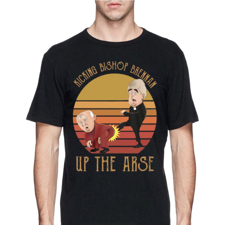 Vintage Father Ted Kicking Bishop Brennan up the arse shirt