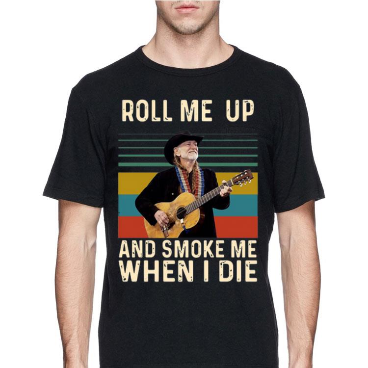 Willie Nelson Roll Me Up And Smoke Me When I Die Vintage sweater