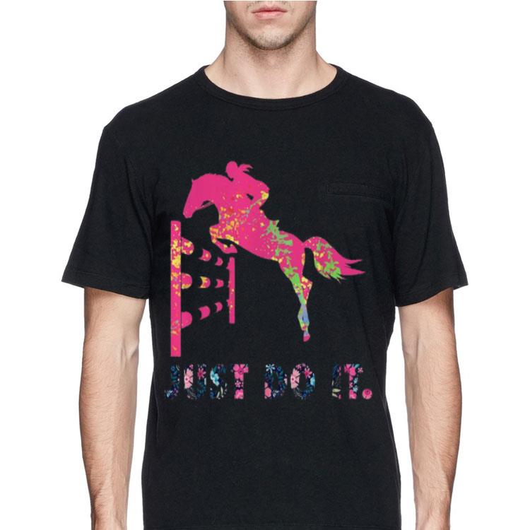 Womens Horse Race Just do it shirt 8 Womens Horse Race Just do it shirt