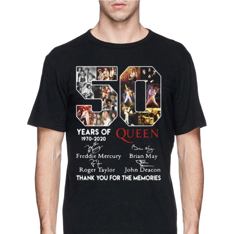 50th years of Queen band 1970-2020 signature thank you for the memories signatures sweater 8 50th years of Queen band 1970-2020 signature thank you for the memories signatures sweater