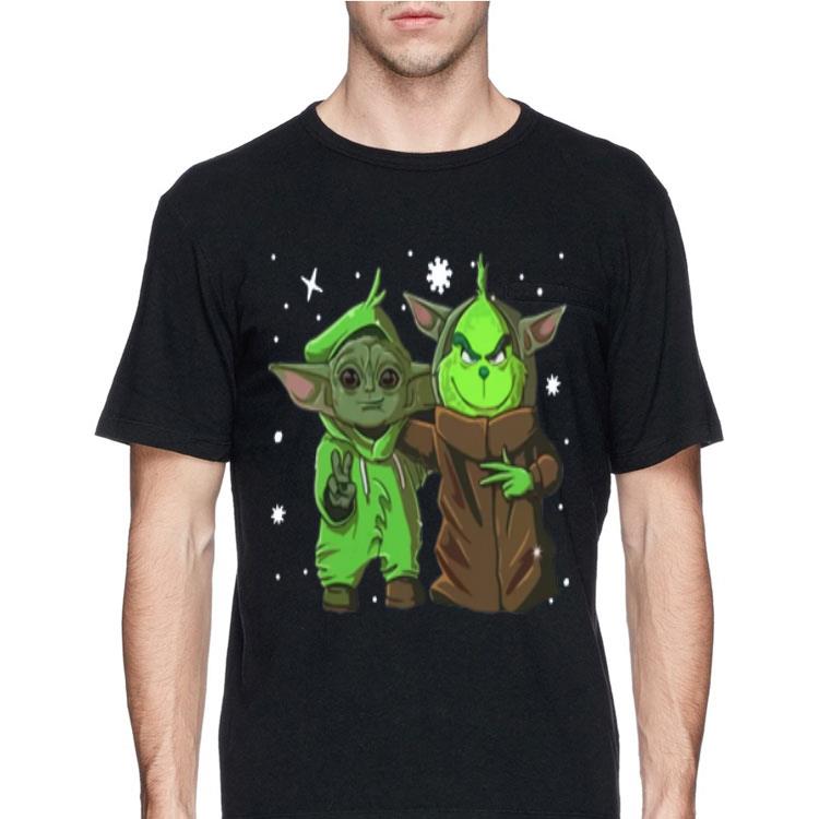 Baby Yoda And Baby Grinch Christmas sweater
