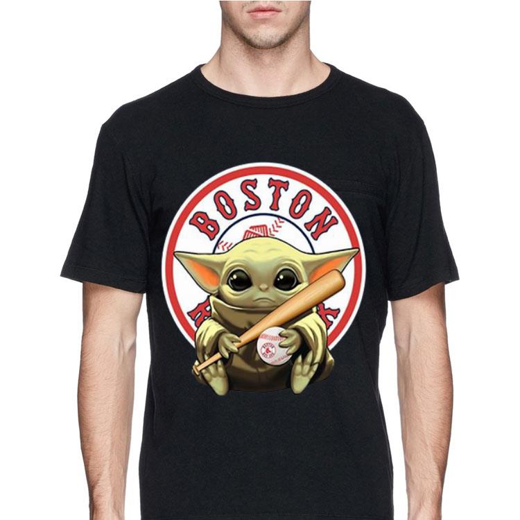 Baby Yoda Boston Red Sox shirt