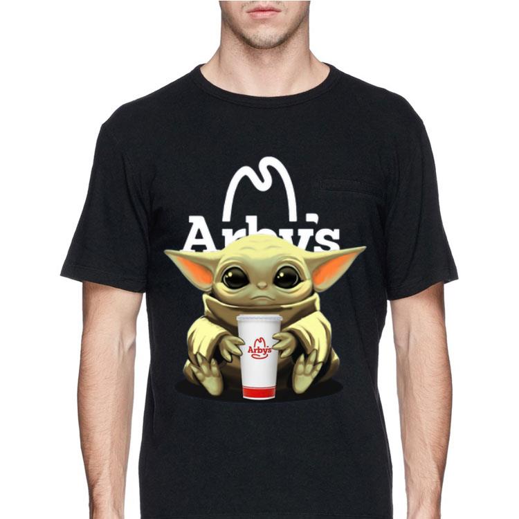 Baby Yoda Hug Arbys shirt