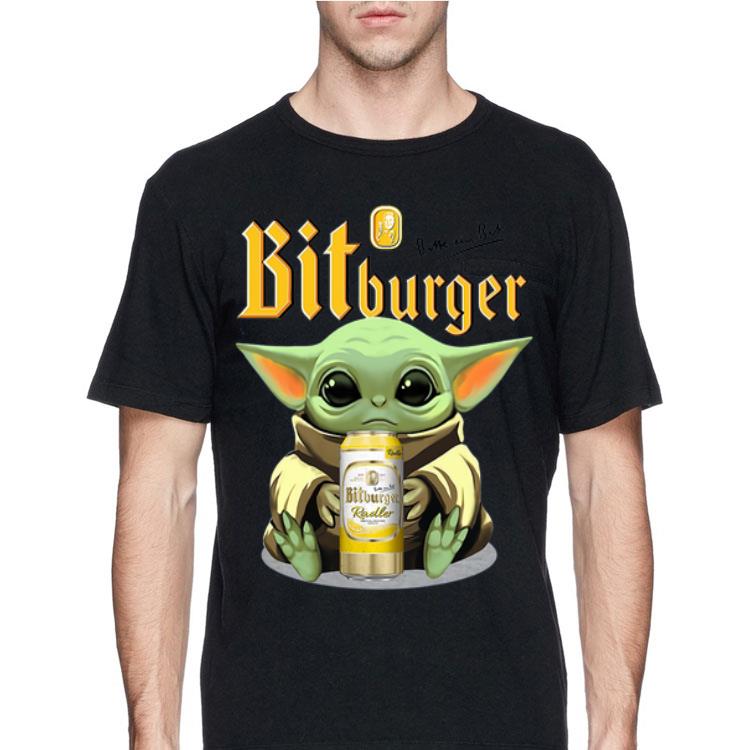 Baby Yoda Hug Bit Burger shirt