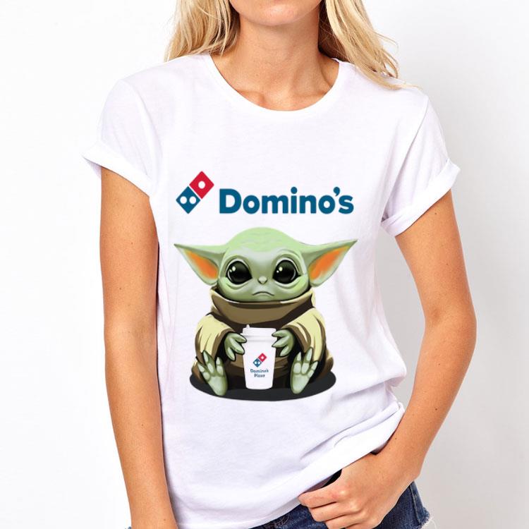 Baby Yoda Hug Domino’s shirt