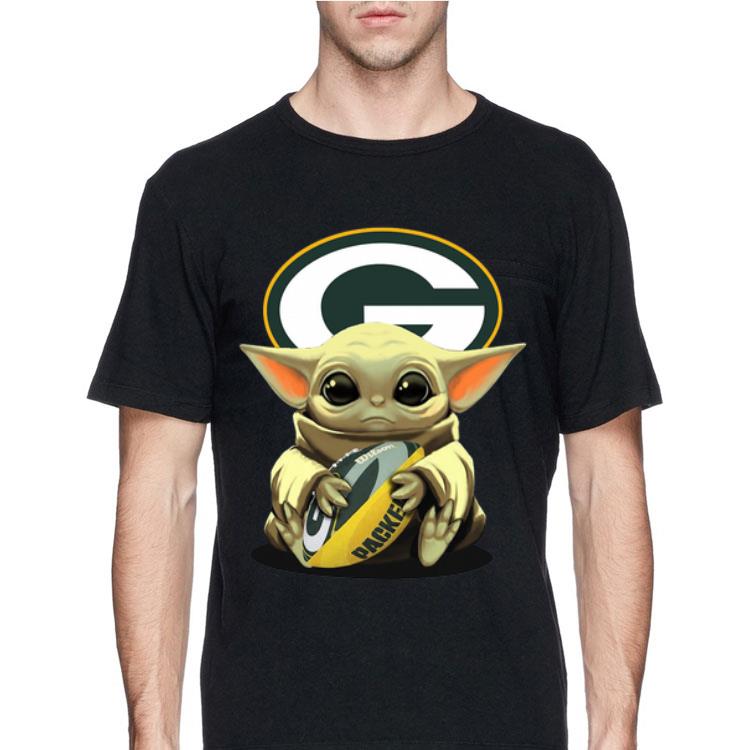 Baby Yoda Hug Green Bay Packers shirt