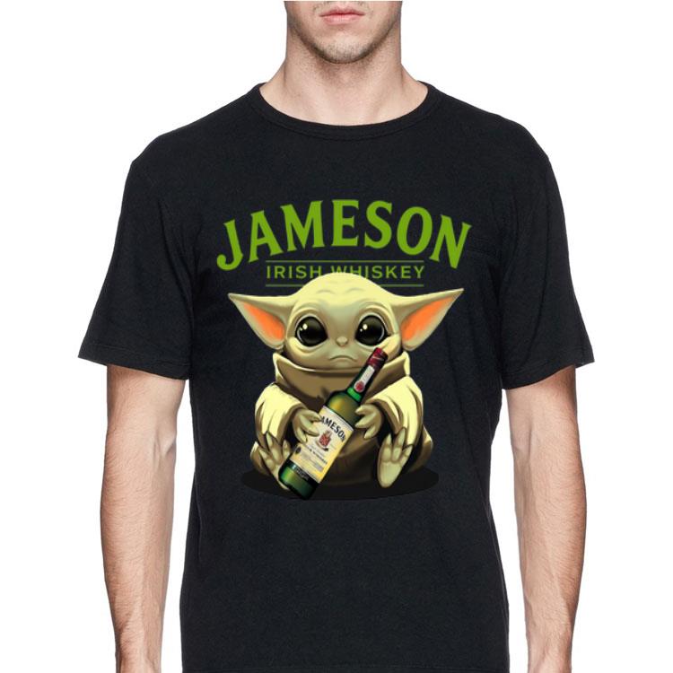 Baby Yoda Hug Jameson Irish Whiskey shirt