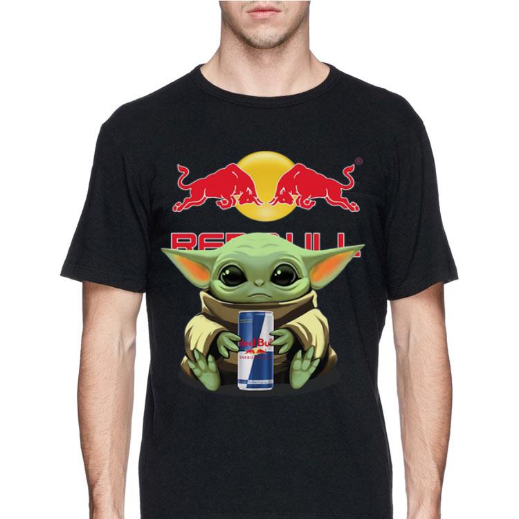 Baby Yoda Hug Red Bull shirt