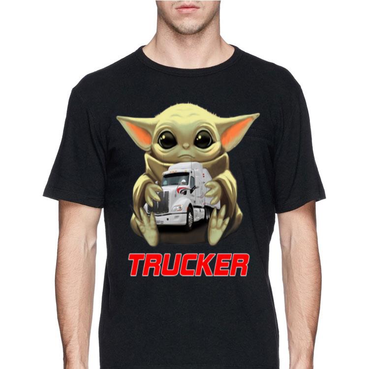 Baby Yoda Hug Trucker shirt