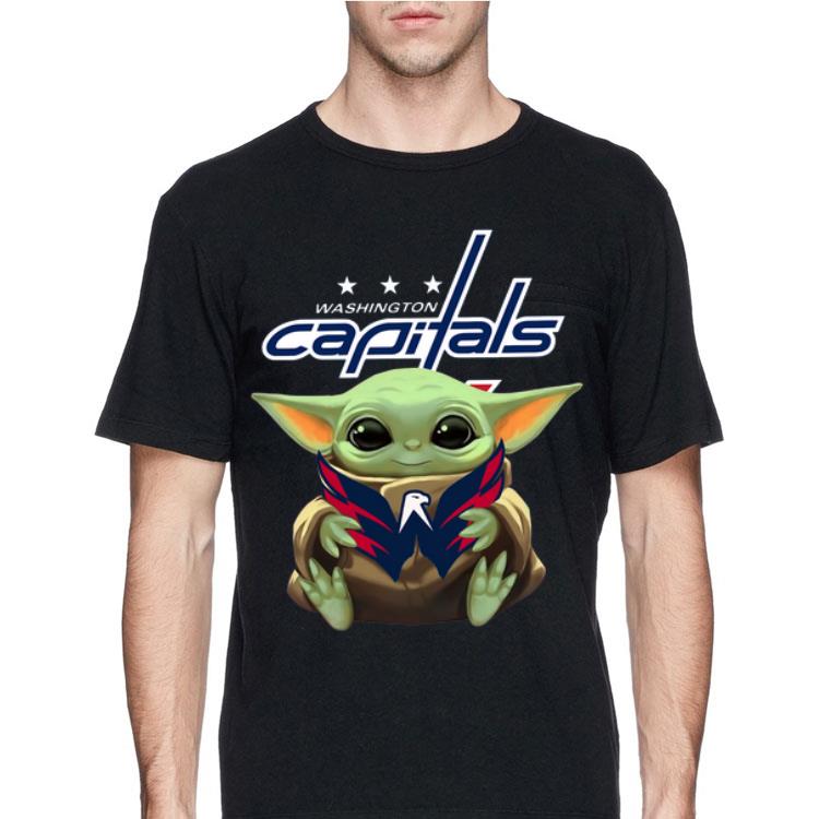 Baby Yoda Hug Washington Capitals shirt