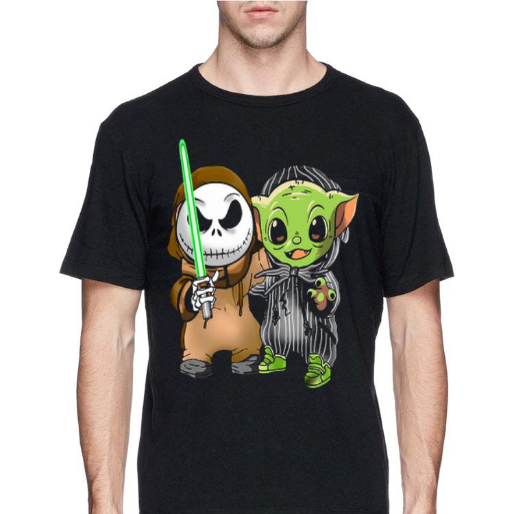 Baby Yoda and Jack Skellington sweater