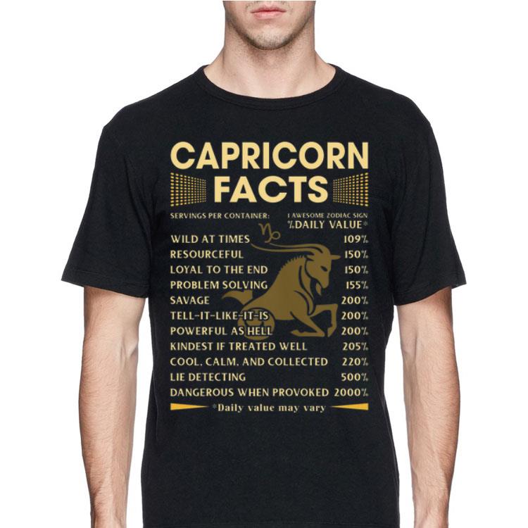 Capricorn Facts shirt