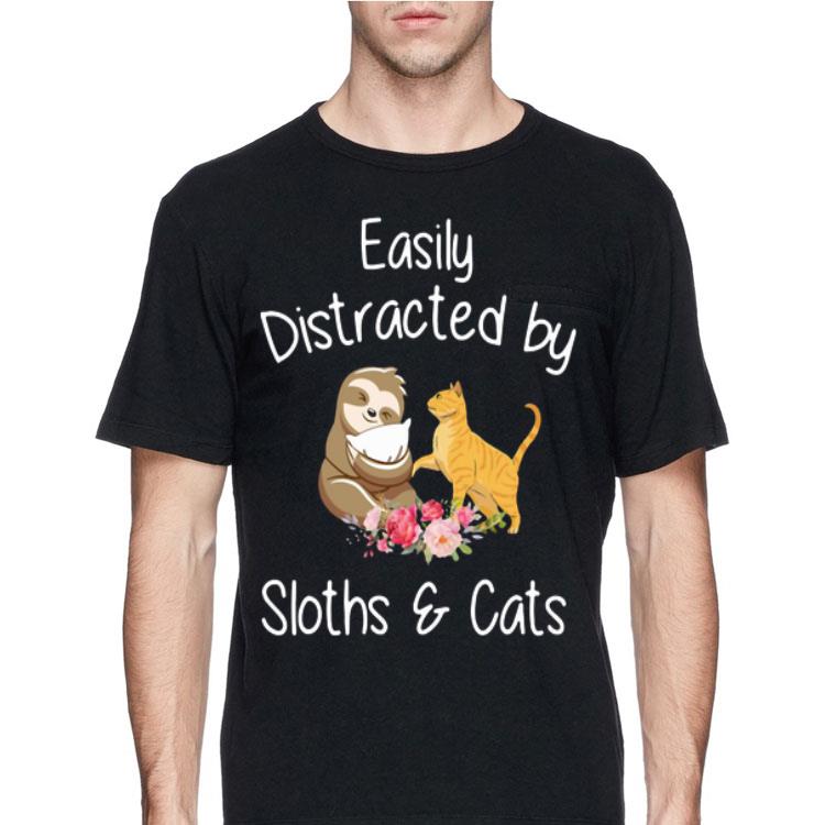 Easily Distracted By Sloths And Cats sweater 8 Easily Distracted By Sloths And Cats sweater
