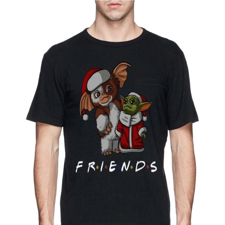 Friends Christmas Baby Yoda and Baby Gizmo Santa sweater