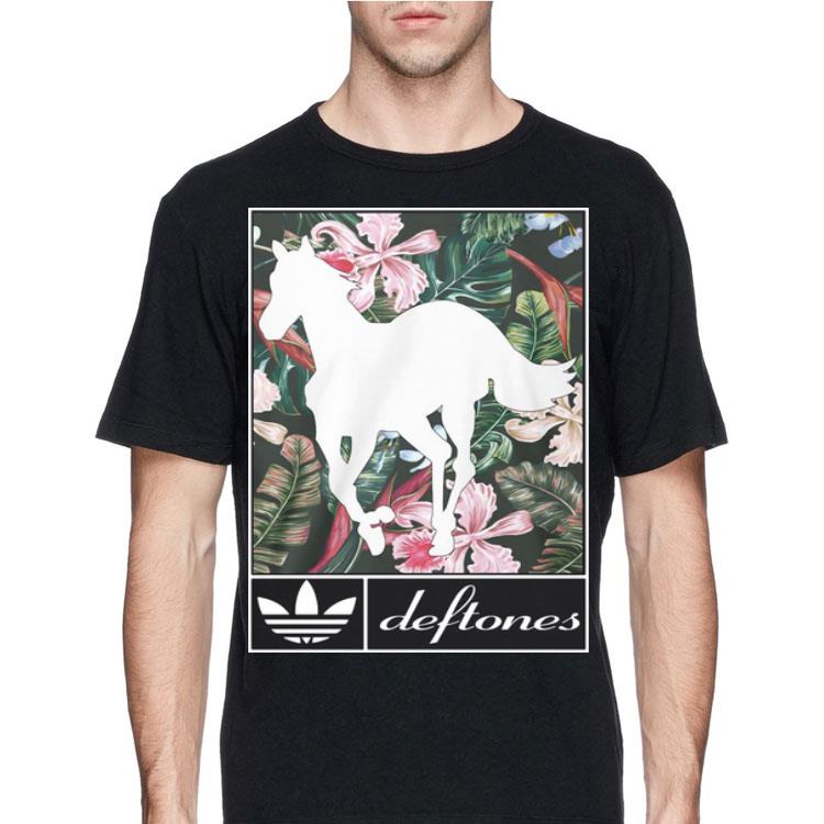 Horse Floral Adidas deftones shirt