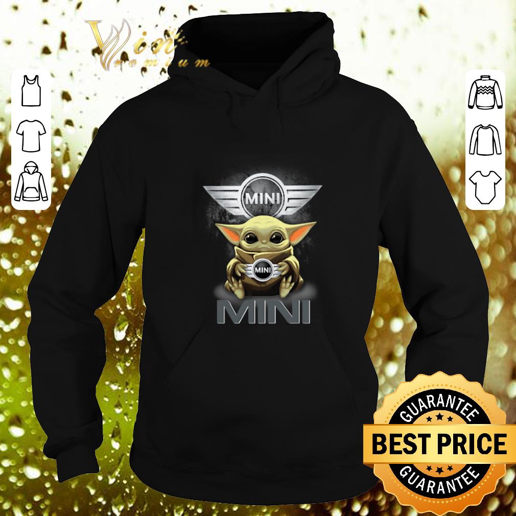 Hot Baby Yoda Hug MINI BMW Star Wars shirt