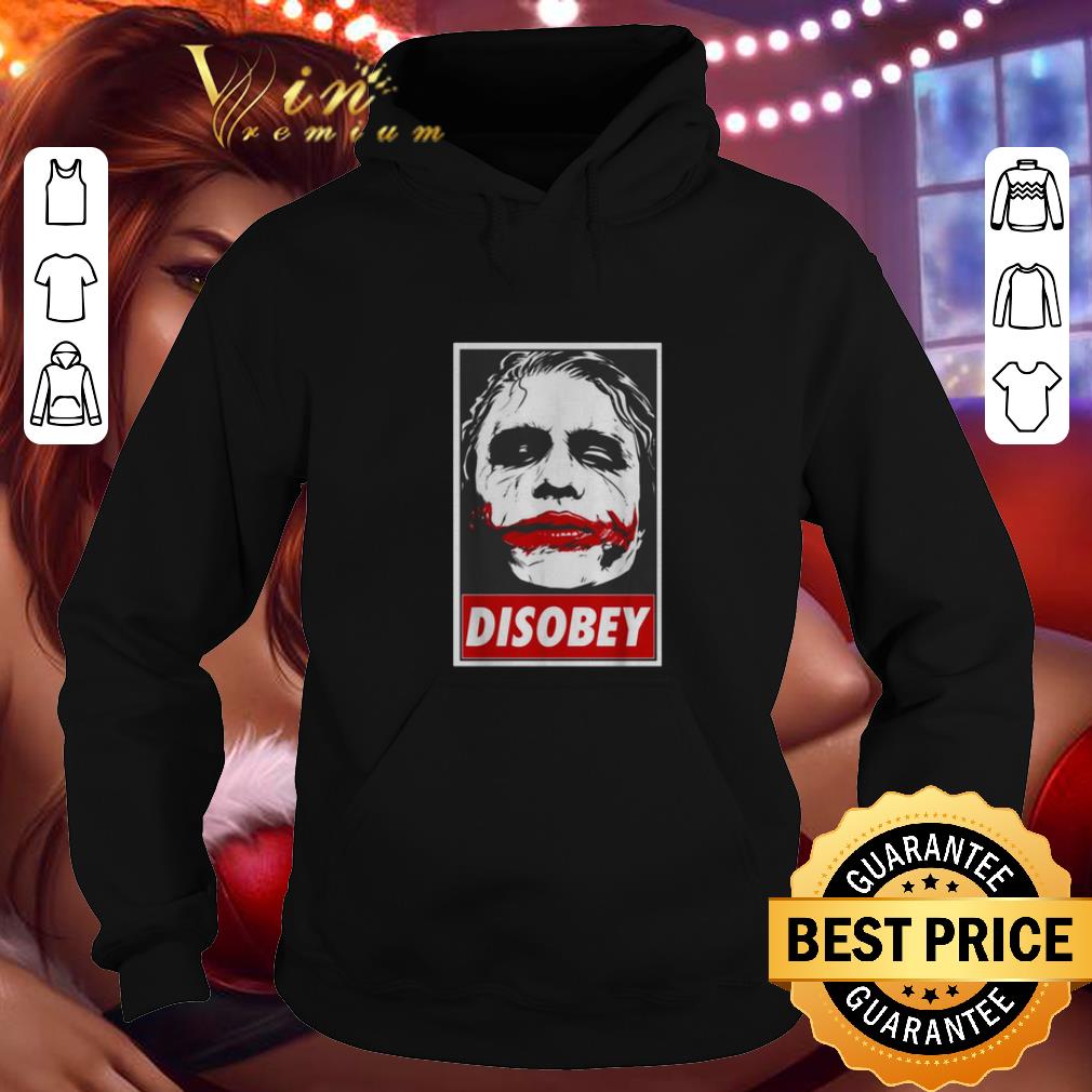 Hot Batman Chaos And Disobey Joker art shirt