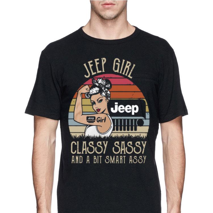 Jeep girl classy sassy and a bit smart assy vintage shirt