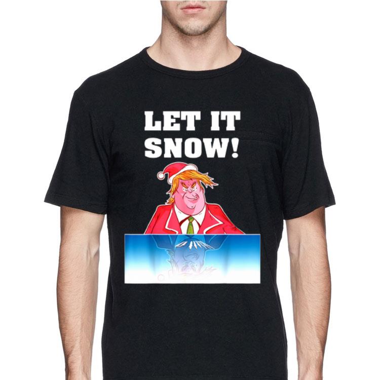 Let It Snow Trump Cocaine Santa Christmas shirt