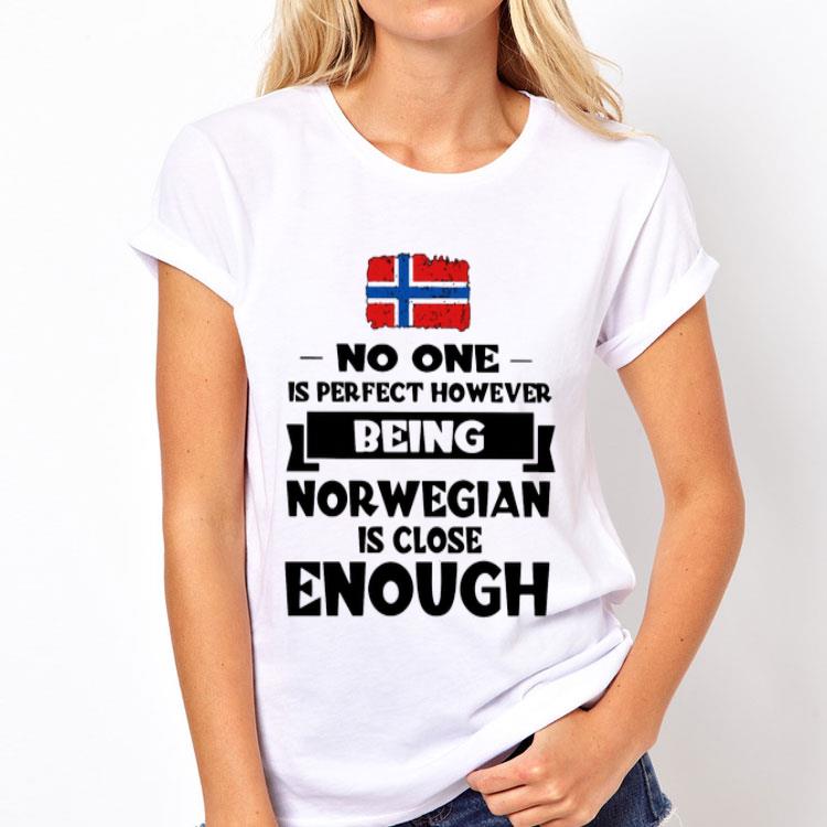 No one is perfect however being norwegian is close enough sweater