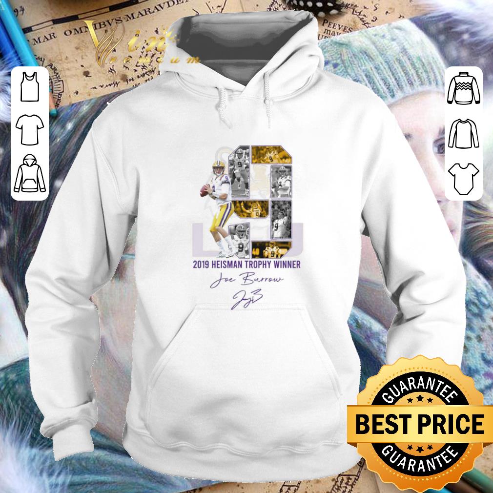 Original 2019 Heisman Trophy Winner signature LSU Tigers shirt