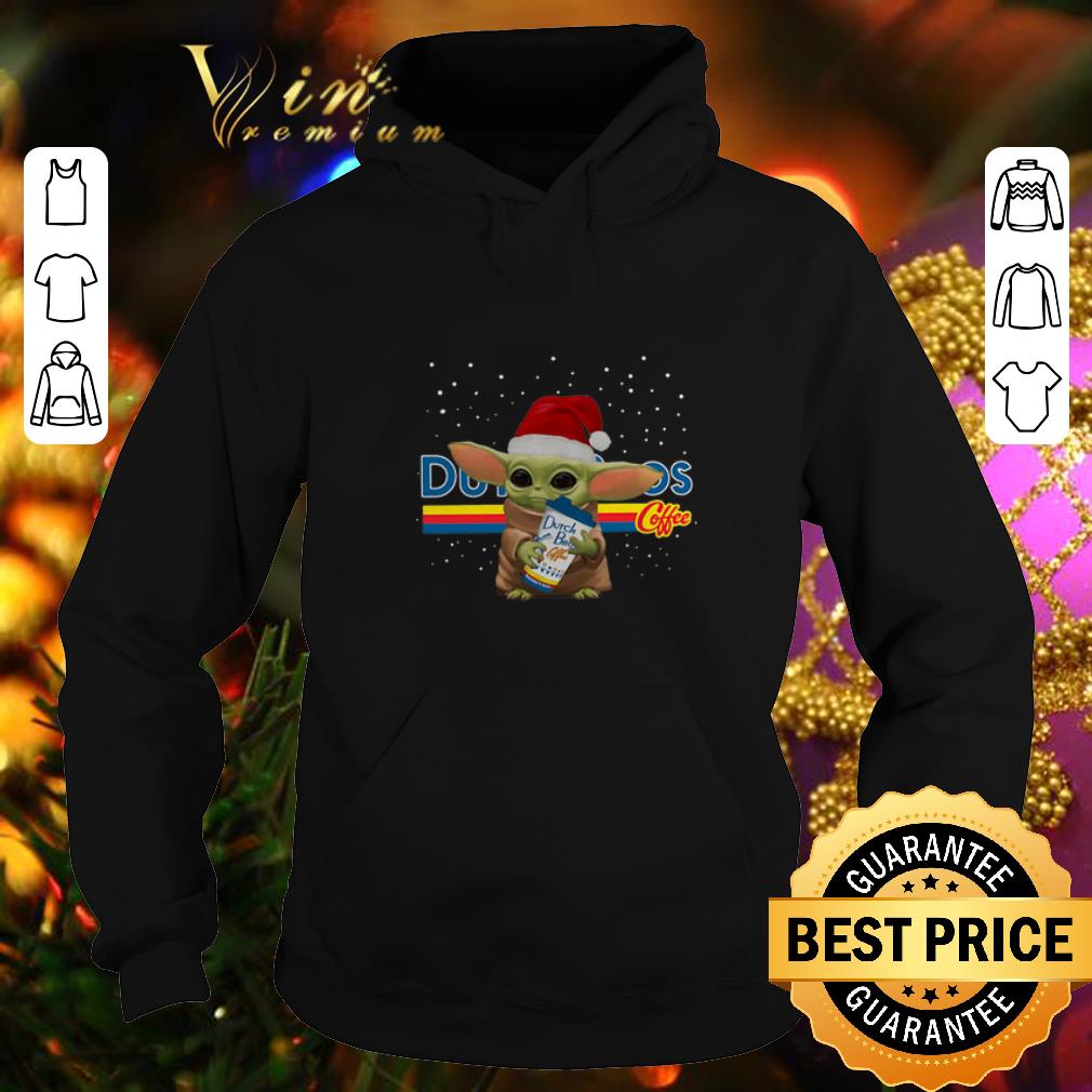 Original Baby Yoda hold Dutch Bros Coffee Christmas shirt