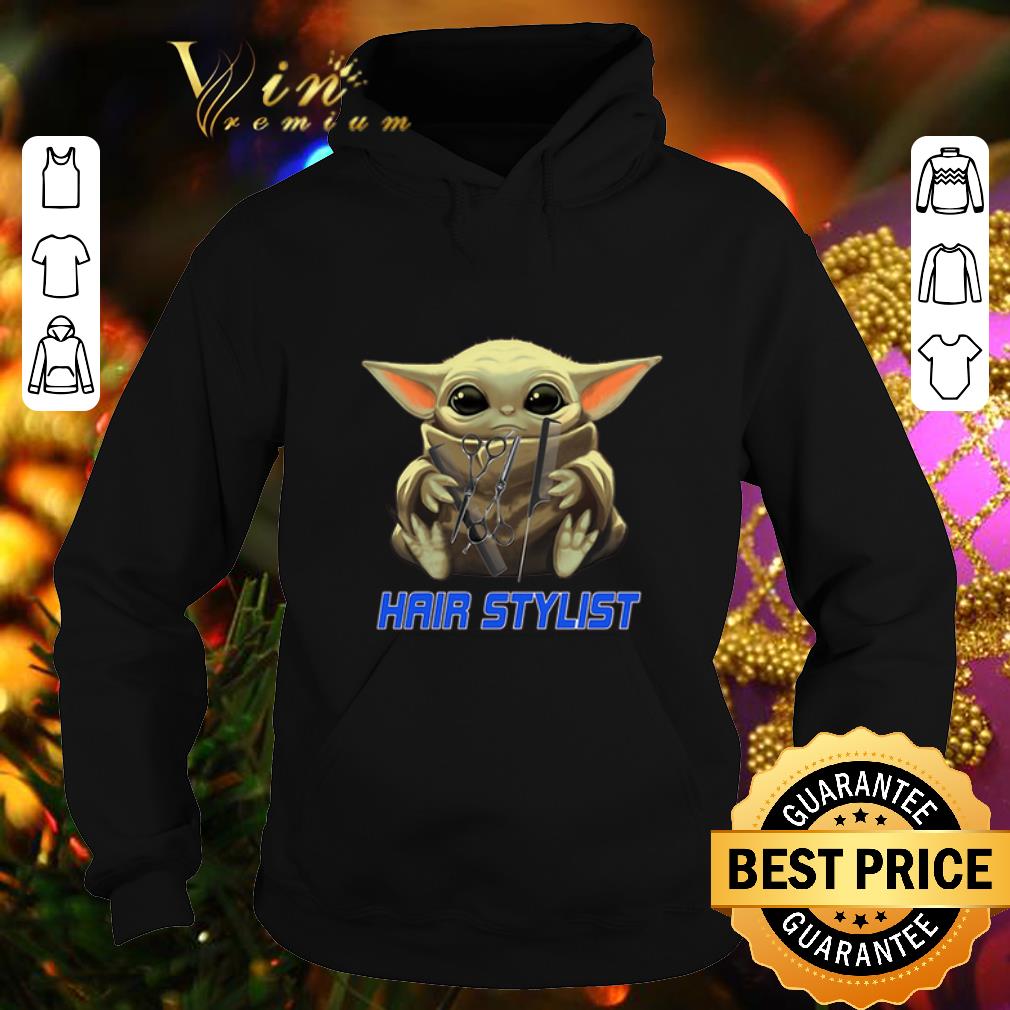 Original Baby Yoda hug Hair Stylist Star Wars Mandalorian shirt