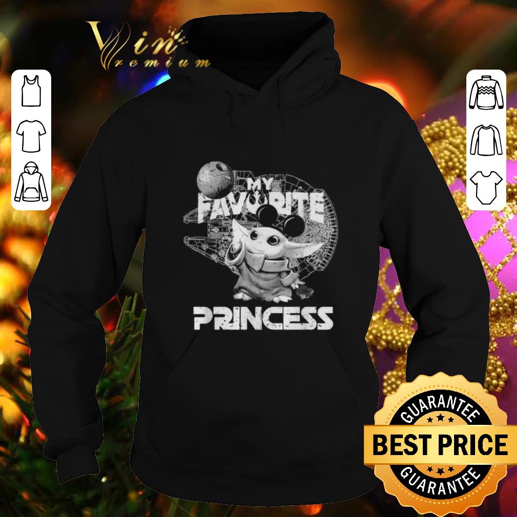 Original Mickey Baby Yoda My Favorite Princess Star Wars Mandalorian shirt