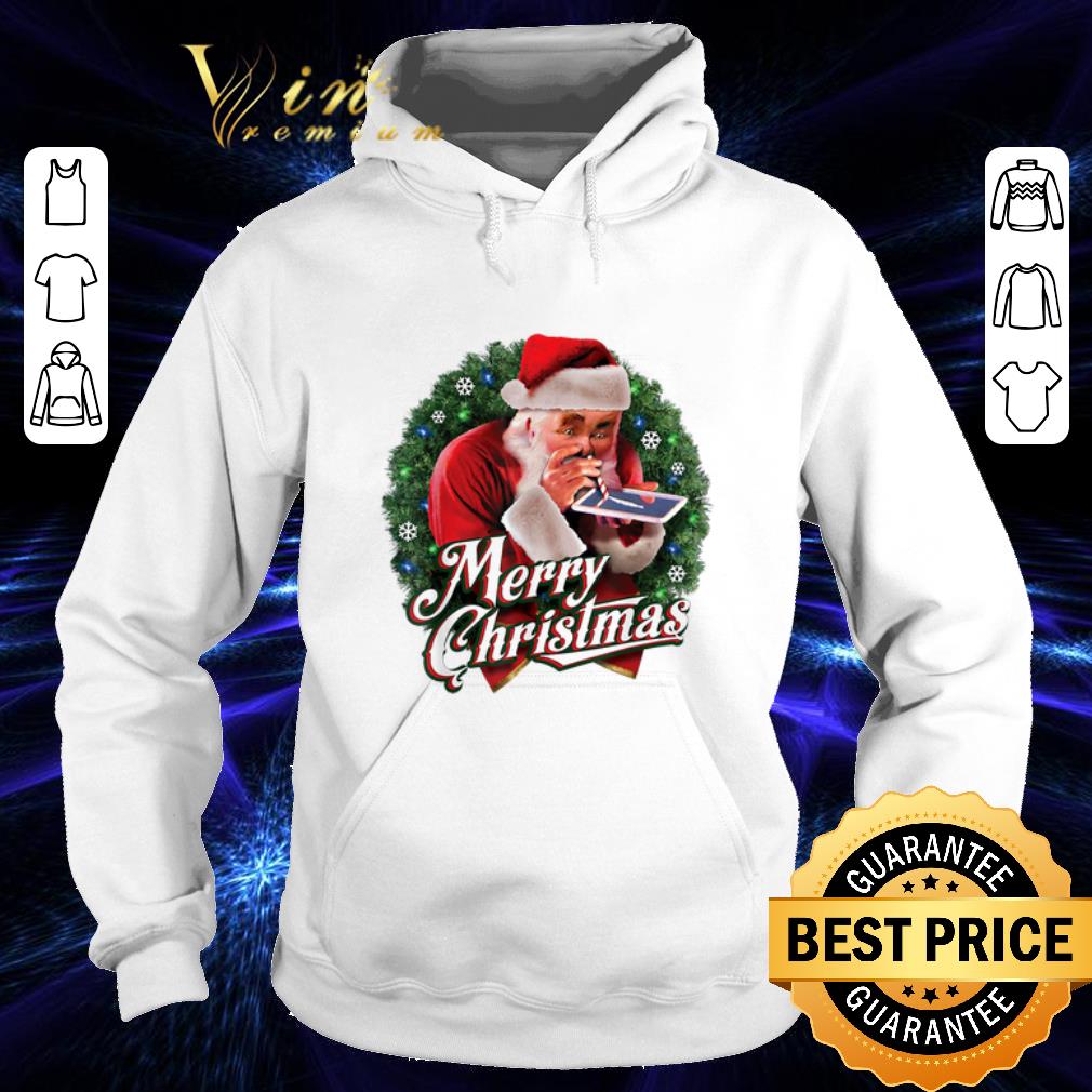 Original Saint Nicholas Snorting Crack Cocaine On Christmas shirt