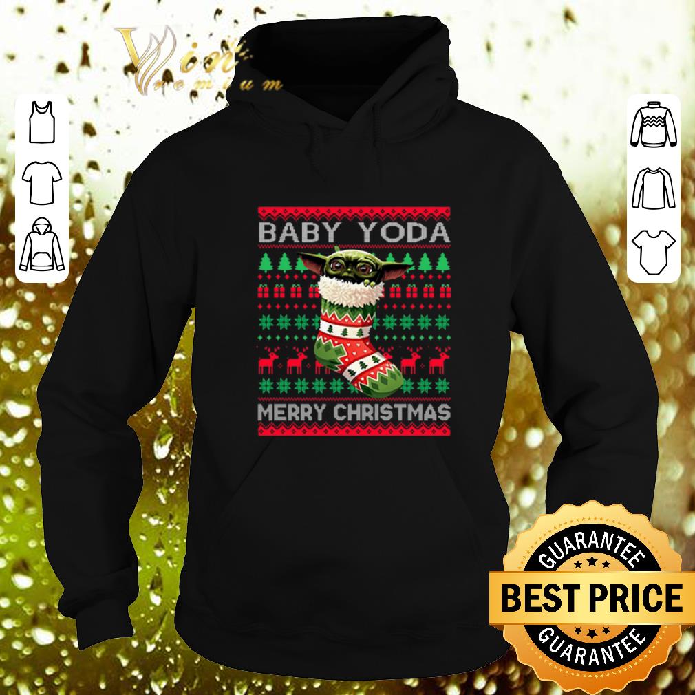 Original Socks Baby Yoda Merry Christmas Ugly sweater