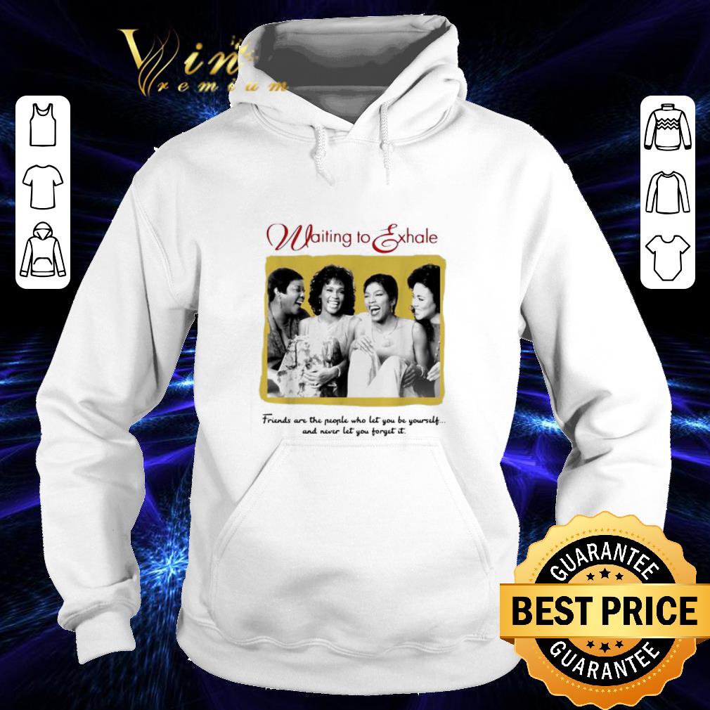 Original Whitney Houston waiting to exhale friends are the people who let shirt