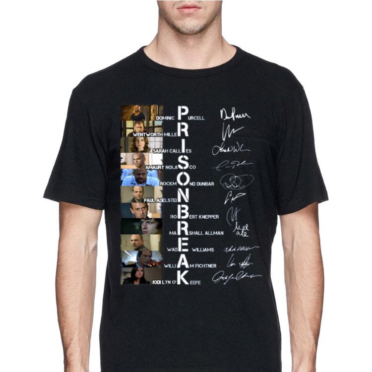 Prison Break Dominic Purcell Wentworth Miller signatures sweater 8 Prison Break Dominic Purcell Wentworth Miller signatures sweater