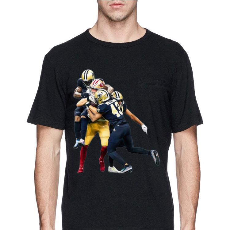 San Francisco 49ers vs New Orleans Saints Marcus Williams shirt